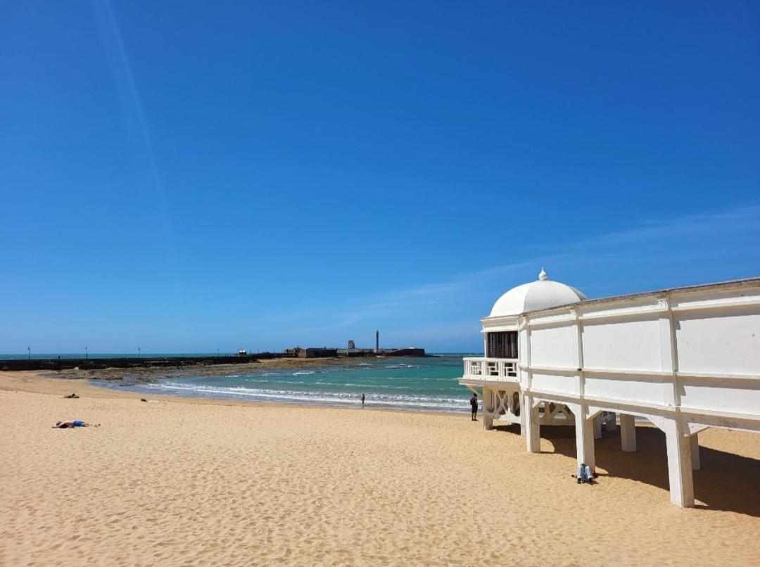 Appartement Cadiz Playa La Caleta Terraza Con Barbacoa Extérieur photo